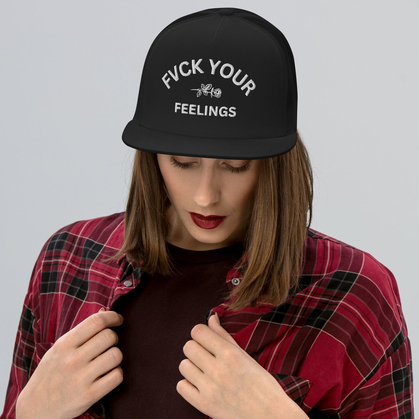 FVCK YOUR FEELINGS Trucker Cap