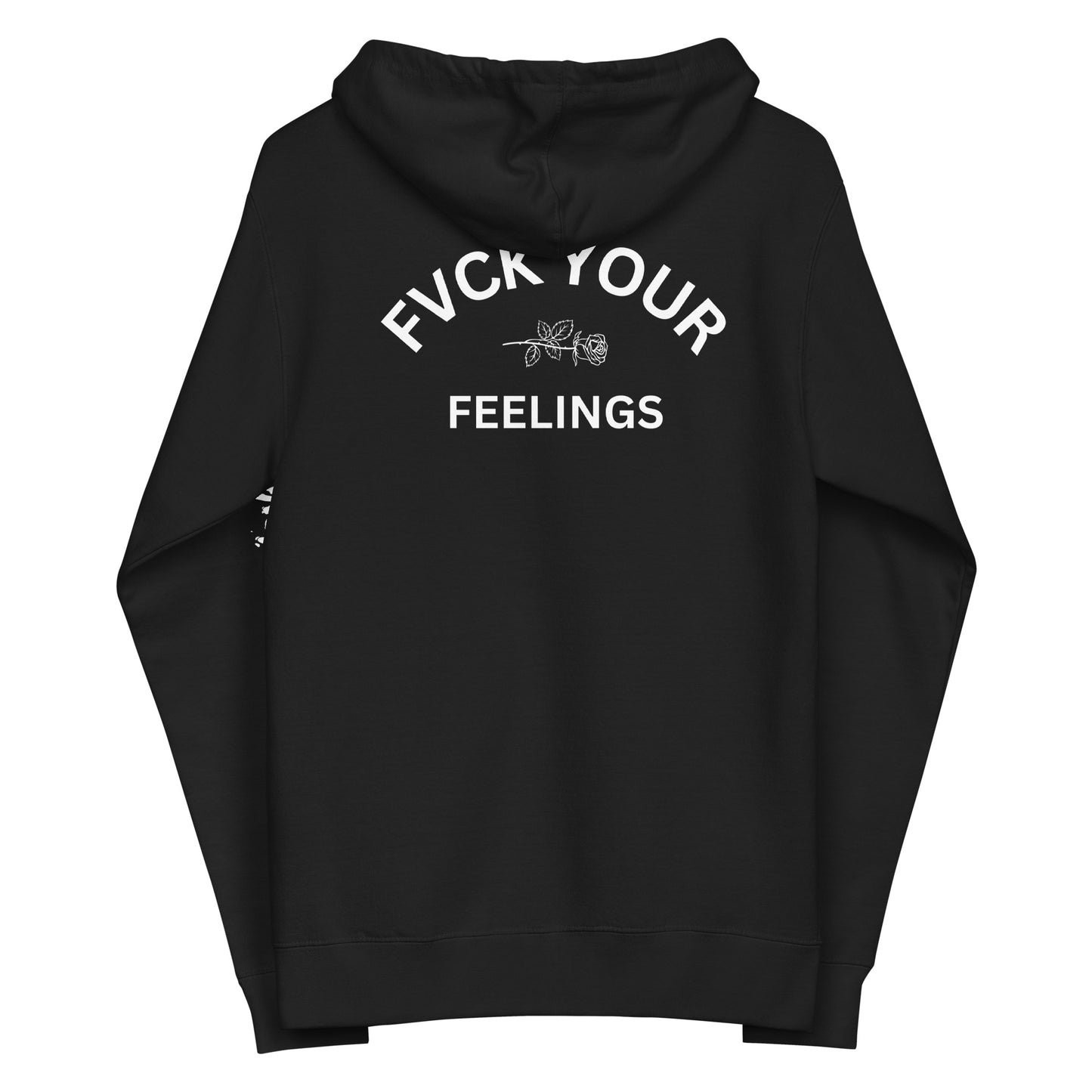 FVCK YOUR FEELINGS Unisex fleece zip up hoodie